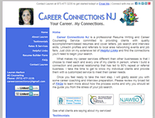 Tablet Screenshot of careerconnectnj.com